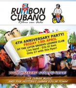 Cuban & Latin Salsa Party - El Rumbon Cubano 4th Anniversary BIG Party image