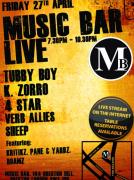 Music Bar Live ft: Tubby Boy image