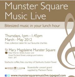 Munster Square Music Live - Free conerts in your lunch hour image