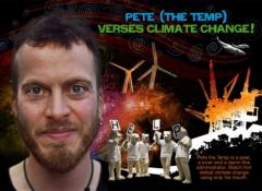 Pete (the Temp) verses Climate Change! image