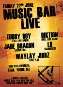 Music Bar Live ft: Tubby Boy image
