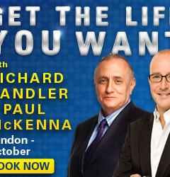 Get The Life You Want Seminar with Richard Bander & Paul McKenna image
