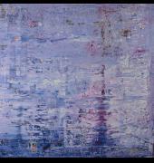Artist Allan Storer's  large abstract, Richter inspired oil paintings image