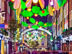 Carnaby Street Christmas Lights Switch On image