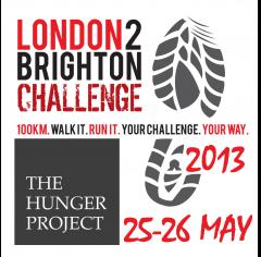 London 2 Brighton Challenge 2013 in aid of The Hunger Project image