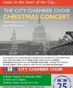 The City Chamber Choir Christmas Concert image