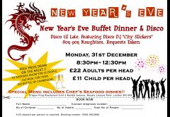 New Year's Eve Buffet Dinner & Disco Party image