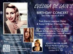 Evelina De Lain's Bithday Concert!  image