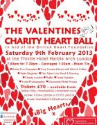 Charity Valentines Heart Ball in aid of the British Heart Foundation  image
