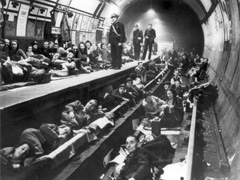 London’s underground bomb shelters image
