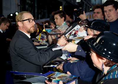 Simon Pegg: Tintin Premiere