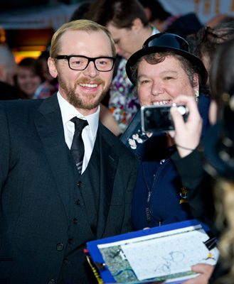 Simon Pegg: Tintin Premiere