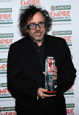 Tim Burton at Empire Film Awards 2012