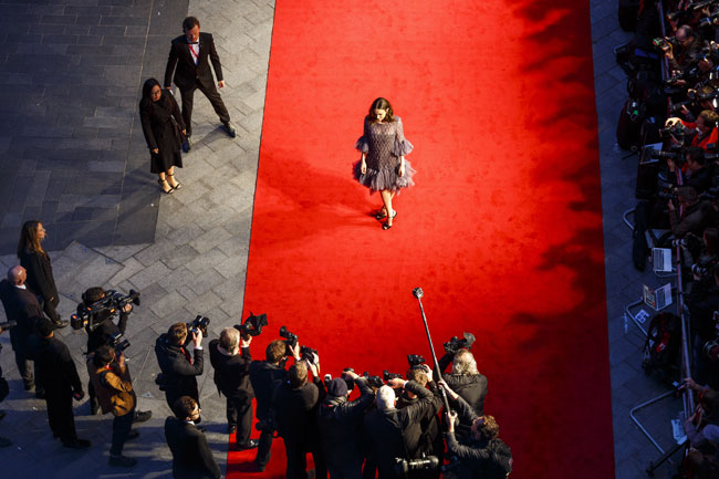 Carey Mulligan on the red carpet