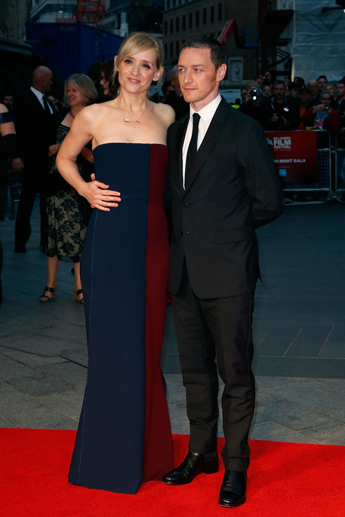 James Mcavoy and Anne-Marrie Duff on the red carpet