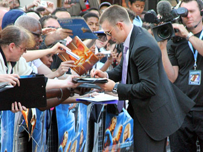 Chris Evans(US), Fantastic 4: Rise of the Silver Surfer Premiere in Leicester Square
