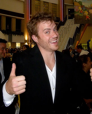 Robert Kazinsky, The Simpsons Movie Premiere at the O2 Arena in Greenwich