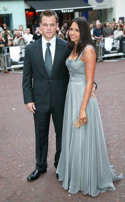Matt Damon, Bourne Ultimatum Premiere in Leicester Square