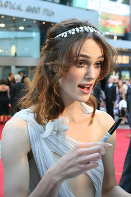 Keira Knightley, Atonement Premiere in Leicester Square