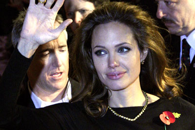 Angelina Jolie, Beowulf Premiere in Leicester Square