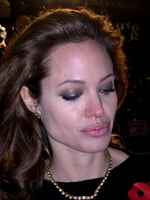 Angelina Jolie, Beowulf Premiere in Leicester Square