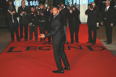 Will Smith, I Am Legend Premiere, Leicester Square