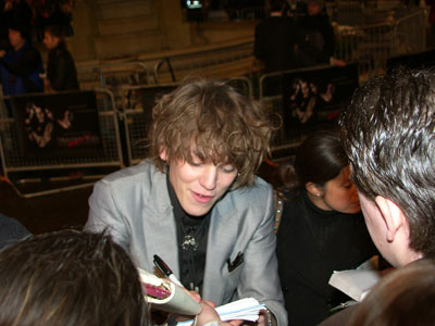 JamieCampbell Bower, Sweeney Todd Premiere in Leicester Square