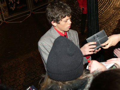Ed Sanders, Sweeney Todd Premiere in Leicester Square
