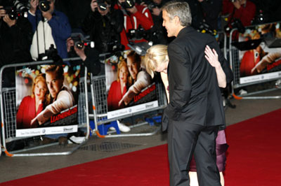 George Clooney, Leatherheads premiere in Leicester Square