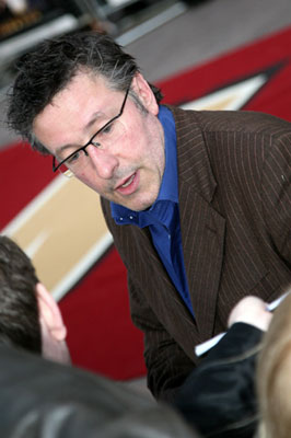 Rowland Rivron, Iron Man Premiere in Leicester Square
