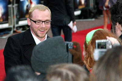 Simon Pegg, Iron Man Premiere in Leicester Square