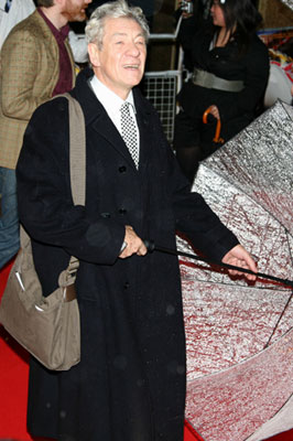 Ian McKellen, Speed Racer London Premiere in Leicester Square