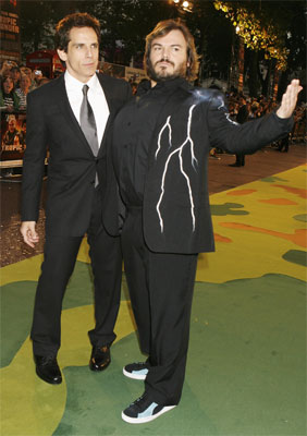 Jack Black, Tropic Thunder Premiere in Leicester Square