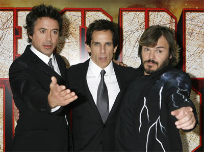 Ben Stiller, Tropic Thunder Premiere in Leicester Square