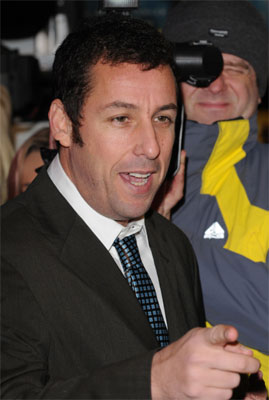 Adam Sandler, Bedtime Stories Premiere at the Odeon Cinema, Kensington