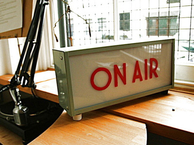 Join a live radio broadcast image