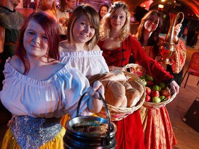 A medieval banquet for din-dins picture