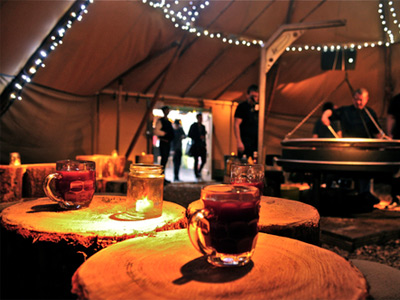 Winter cocktails in a Tipi @ Wigwambam 	 image