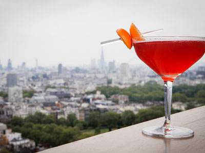 Park view cocktails on the 28th floor picture