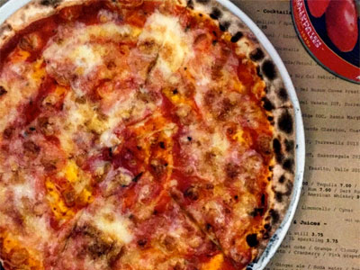 A pizza pop-up from a celebrity chef image
