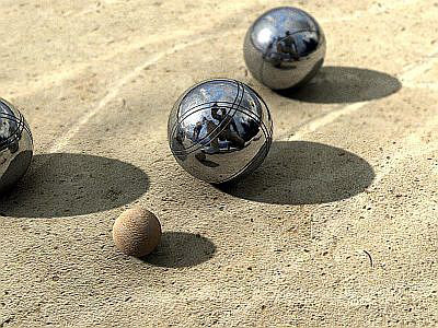 Pétanque in a bar  image