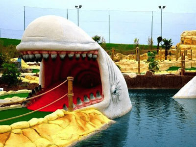 Play Moby Dick Themed Crazy Golf in Romford image