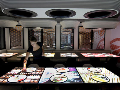 Eat at the capital's most hi-tech restaurant image
