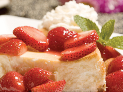Homemade Strawberry Cheesecake