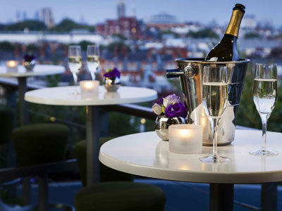 Champagne with a view!