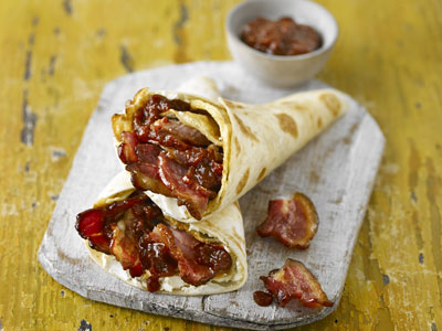 Smoked Bacon Breakfast Wrap