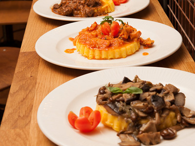 Our wide range of Polenta Dishes