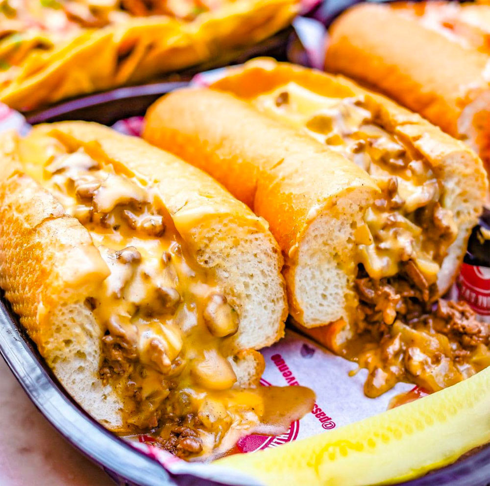 Eat Philly cheesesteaks picture