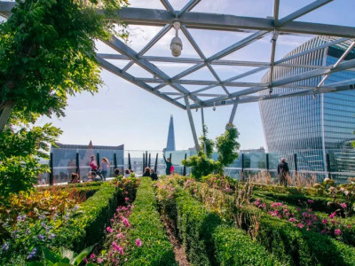 Visit the City's biggest free rooftop garden image