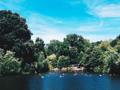 Swim in Hampstead's beautiful natural lakes  image
